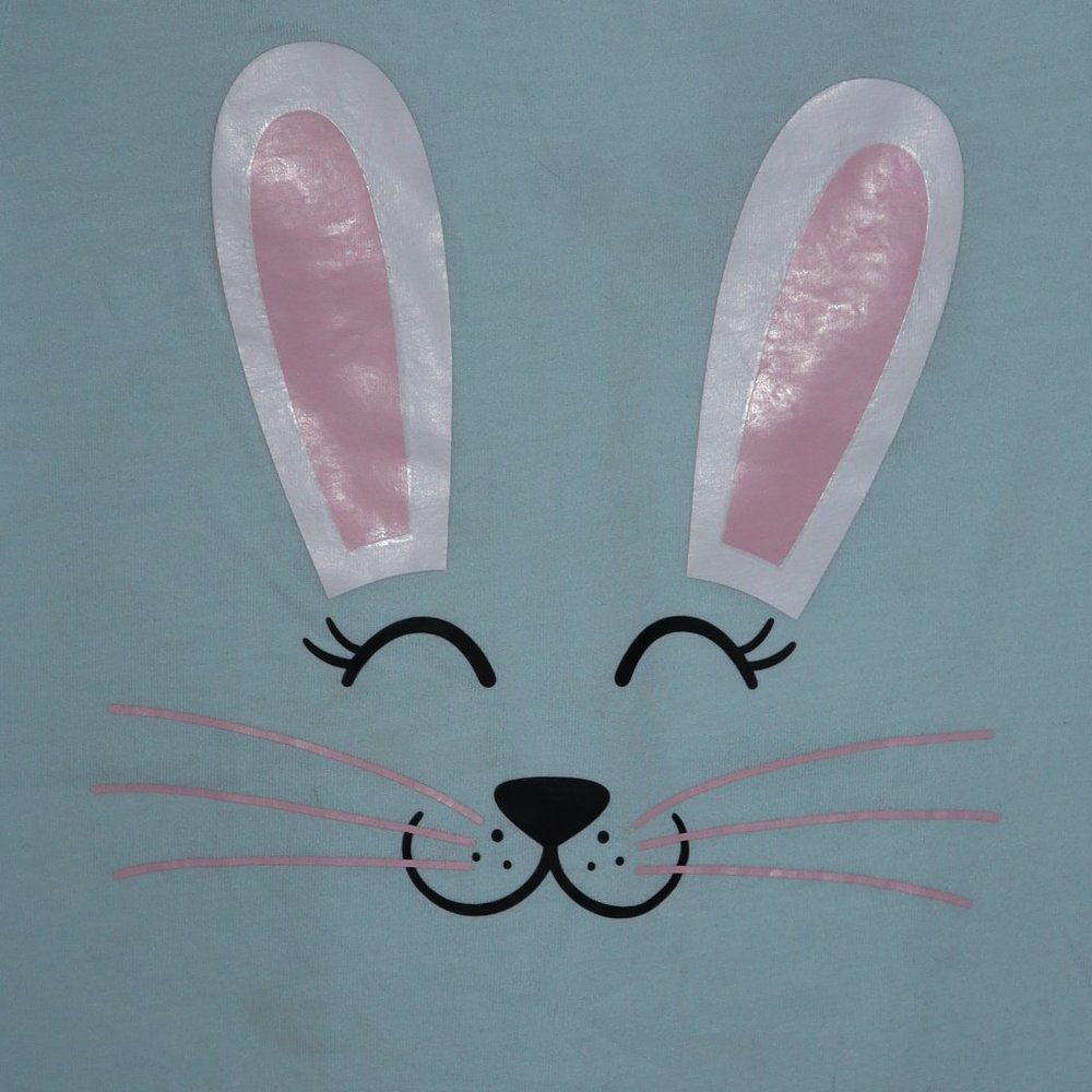 custom Easter shirt with viynal, size 4-5